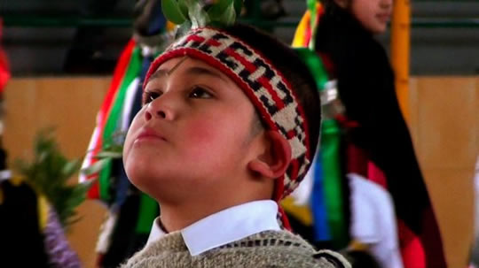 Mapuche boy