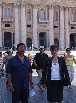 Photo: Reynaldo Mariqueo and Nina Dean